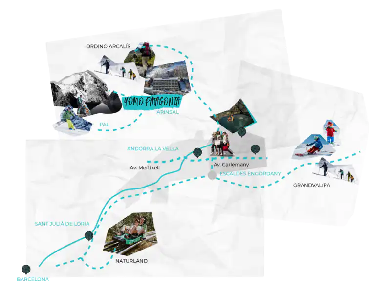 MAPA YOMO PATAGONIA ARINSAL