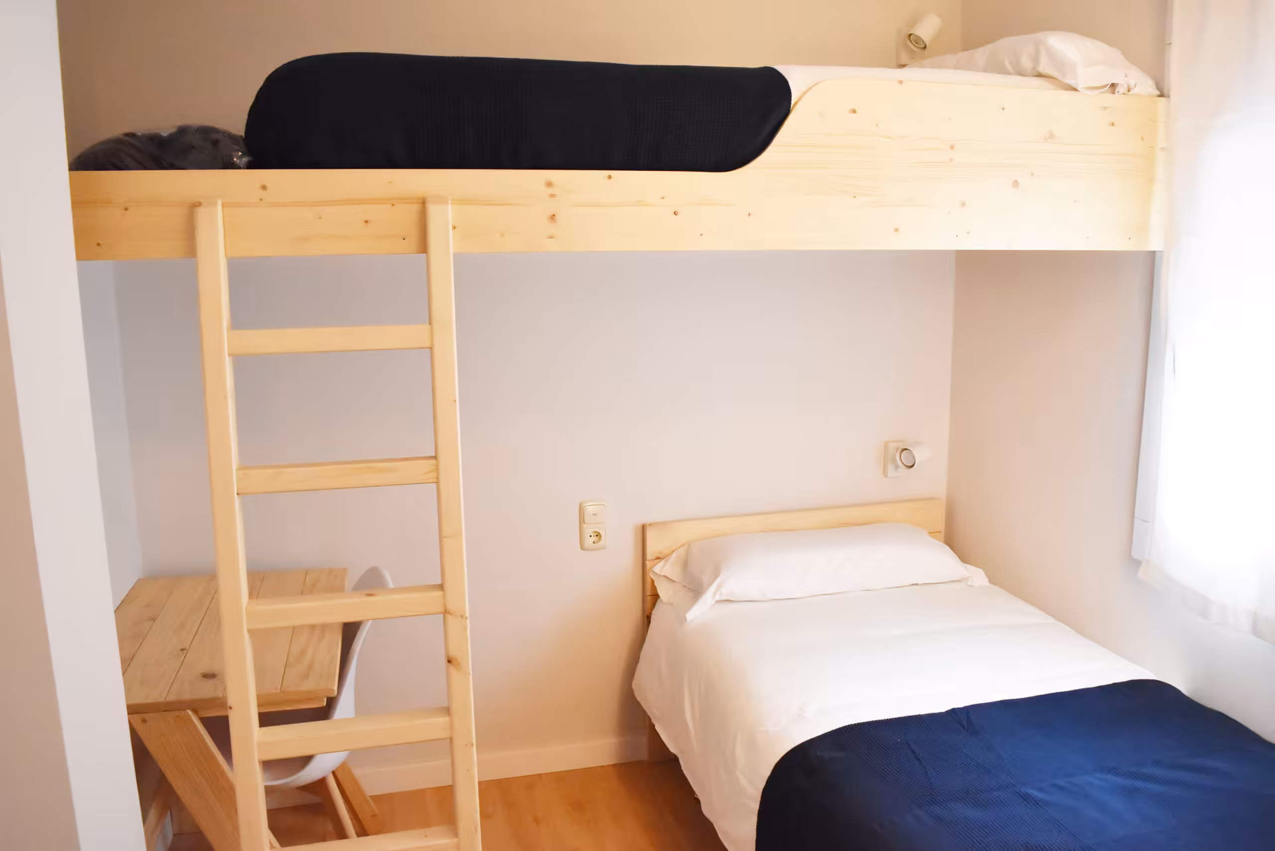 Literas en apartamento del Hotel Yomo Patagonia